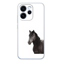 Чехлы с Лошадью дляOPPO Reno 15 Pro (VPrint) (Черный Конь)