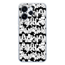 Чехлы с принтом Микки Маус на OPPO Reno 15 Pro (Коллаж Микки Маус)