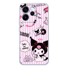 Чехлы с топовыми принтами для OPPO Рено 15 Про (Куроми сидит)