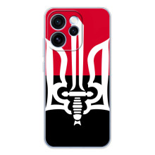 Чехлы УПА (Красно-Чёрный) на OPPO Reno 15 Pro (Герб Украины)