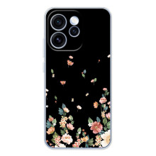 Чехол для OPPO Рено 15 Про - с принтом (Дизайнерские) (AlphaPrint) (Маленькие цветы)