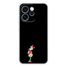 Чехол ГРИНЧ для ОППО Рено 15 Про (Гринч на чорном)