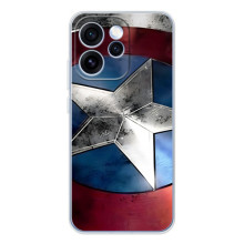 Чехол МАРВЕЛ для OPPO Рено 15 Про (AlphaPrint) (Щит Капитана Америки)