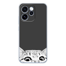 Чехол на OPPO Рено 15 Про с Котами (VPrint) (Выглядывает кот)