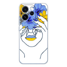 Чехол на OPPO Reno 15 Pro Украинский дизайн (Украинка на всю голову)