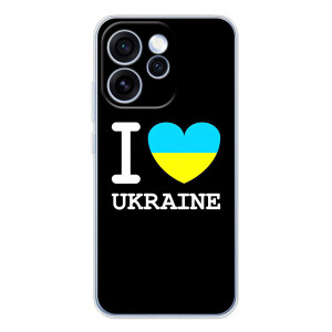 Чехол с Украинской символикой на ОППО Рено 15 Про – I Love Ukraine