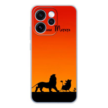 Чехол Король лев на OPPO Рено 15 Про (Акуна Матата)