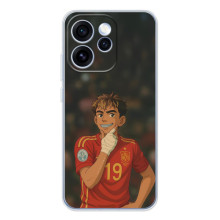 Чехол с футболистом Ламин Ямаль OPPO Reno 15 Pro (Ямаль аниме)
