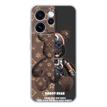 Чохол з брендом Луі Вітон ОРО Reno 15 Про – Ведмедик робот