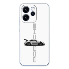 Чохол з авто Порше для OPPO Reno 15 Pro – білий порше