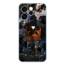 Чехол как приручить дракона на OPPO Reno 15 Pro – Дракон коллаж