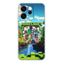 Чохол з картинками Майнкрафт для ОРО Reno 15 Про
