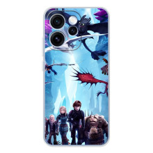 Чохол з принтом дракон Беззубик ОРО Reno 15 Про – Герої Беззубика