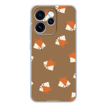 Чохол з принтом лисички ОРО Reno 15 Про