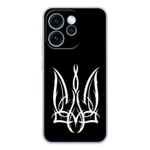 Чохол з українським гербом на OPPO Reno 15 Pro – Герб на чорному