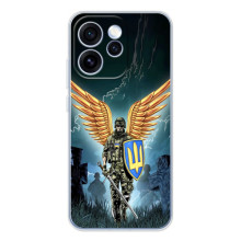 Чохол з українським воїном на OPPO Reno 15 Pro – Крилатий воїн