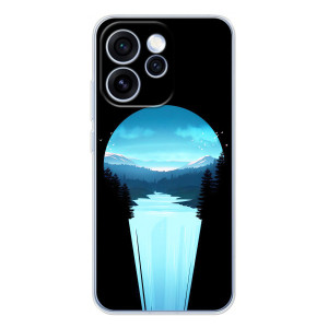 Летний Чехол на OPPO Reno 15 Pro – Синий Водопад
