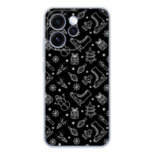 Новогодние, Праздничные Чехлы для OPPO Reno 15 Pro - 2024 год (Новогодний фон)