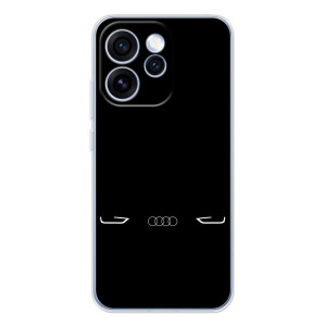 Силиконовый бампер с картинкой машины на OPPO Reno 15 Pro – Силует Audi
