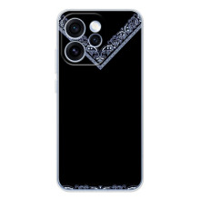 Силиконовый Чехол на OPPO Reno 15 Pro (Воротник вышиванки)