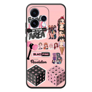 Чехлы с картинкой для OPPO Reno 15 – BLACK PINK коллаж