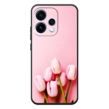 Чохли з картинкою (Тюльпани) на 

OPPO Рено 15 – Рожеві тюльпани