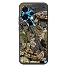 Чехлы с картинкой ЗСУ для OPPO Reno 15 (AlphaPrint) (Воин ВСУ)