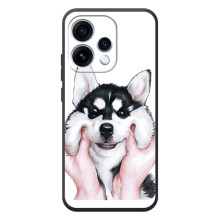 Чехлы с собаками для OPPO Reno 15 (VPrint) – Довольный Хаски