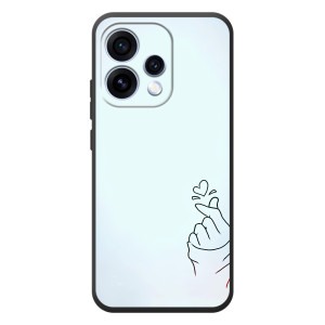 Чехлы (Знак сердечка) на OPPO Reno 15 – Сердце на голубом