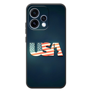 Чехол Флаг USA для OPPO Reno 15 – USA