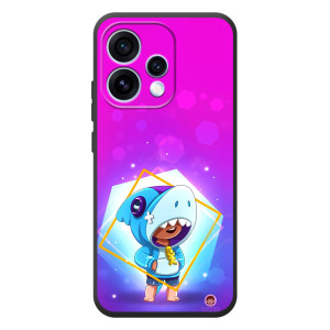 Чехол Бравл Старс для OPPO Reno 15 – Леон в костюме Акулы