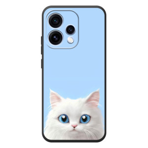 Чехол на тематику: Коты для OPPO Reno 15 (Белый кот)