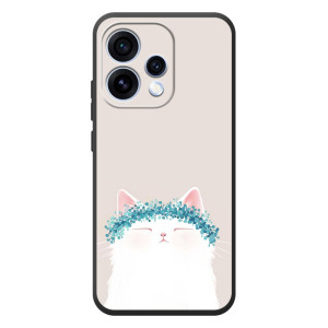 Чехол на тематику: Коты для OPPO Reno 15 (Белый котик)