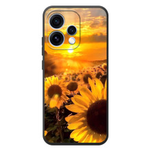 Чохол з Квітами для OPPO Reno 15 (поле соняшників)