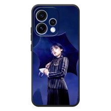 Чехлы Венсдей на OPPO Reno 15 Уэнсдей (AlphaPrint) (Уэнздей с зонтом)