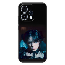 Чехлы Венсдей на OPPO Reno 15 Уэнсдей (AlphaPrint) (взгляд Уэнздей)