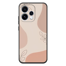 Чохол квітковий дизайн для OPPO Reno 15 (Кориневий фон)