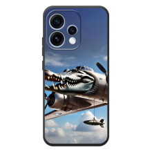 Чехол с мемом Тралалело тралала на OPPO Reno 15 (Бомбардиро крокодило)