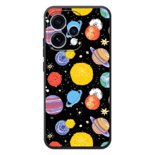 Космические Чехлы для 

OPPO Ренo 15 
 (VPrint) – Рисованные планеты