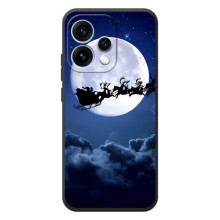 Новогодние Чехлы для 

OPPO Ренo 15 
 (VPrint) (Санта - луна)