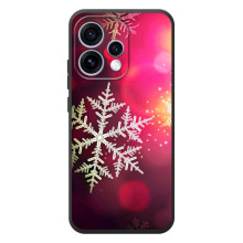 Новогодние Чехлы для 

OPPO Ренo 15 
 (VPrint) (Снежинка)