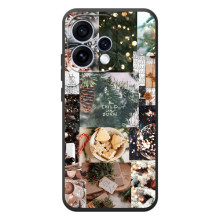 Рождественские, Праздничные Чехлы для 

OPPO Ренo 15 
 (Рождественский коллаж)