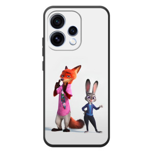 Силиконовый чехол с принтом Зоотрополіс для OPPO Reno 15 – Джуди и Ник