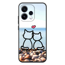 Силіконові Чохли Коханій людині для OPPO Reno 15 – Котейки