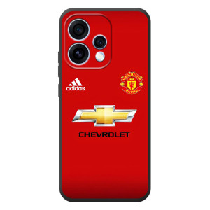 Силиконовые Чехлы принт Футбол на OPPO Reno 15 – Man United