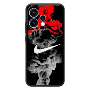 Силіконовый Чохол на OPPO Reno 15 з картинкою НАЙК – Nike дим