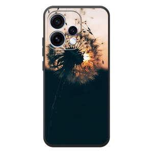 Силиконовый Чехол с одуванчиками на OPPO Reno 15 – Красивый одуванчик