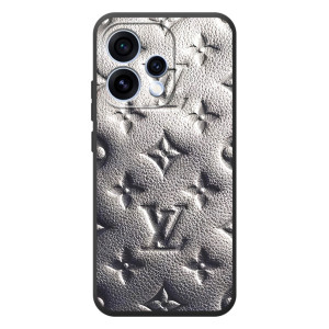 Текстурный Чехол Louis Vuitton для                 Оक्षा Рено 15 (Бежевый ЛВ)