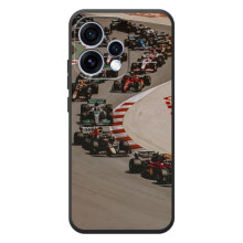 Чохол з принтом Формула 1 на OPPO Reno 15 – Боліди на трасі