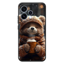 Друкований чохол 'Звірята з кавою' для OPPO Reno 15 (Мішка з кавою)